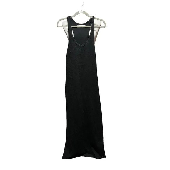 SPRWMN Maxi  Slip Cotton Black Dress - Picture 2 of 6
